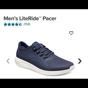 💙NWT Navy & White Crocs Running Shoes💙